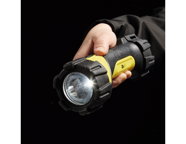 Torche antichoc 40 lm - Portée du rayon 150 m - IP44 - Diall - Brico Dépôt