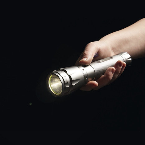 Torche aluminium LED 150 lm - Portée du rayon 65 m - Diall - Brico Dépôt