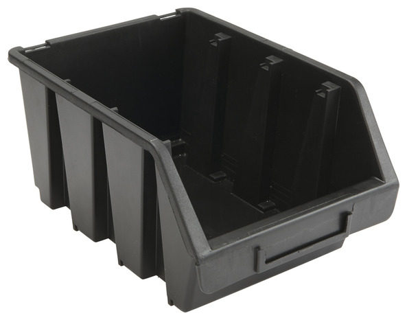 Bac organiseur noir moyen 4 L - L. 24 cm x P. 17 cm - Brico Dépôt