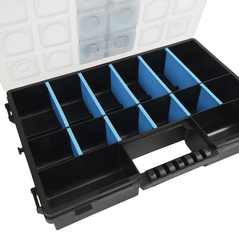 Mallette Organiseur Moyenne à compartiments réglables - Mac Allister - Brico Dépôt