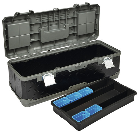 Boîte à outils plastique/métal - 66 cm - Mac Allister - Brico Dépôt