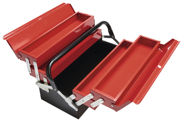 Boîte à outils à Cantilever en métal - 43 cm - Brico Dépôt