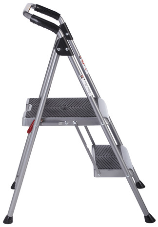 Tabouret escabeau pliant antidérapant 2 marches modèle 22493 - WERNER - Brico Dépôt