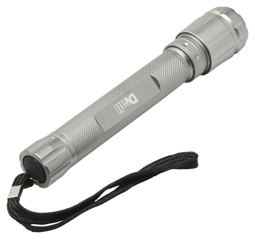 Torche en métal 2AA - petite taille - 85 lm - Diall - Brico Dépôt