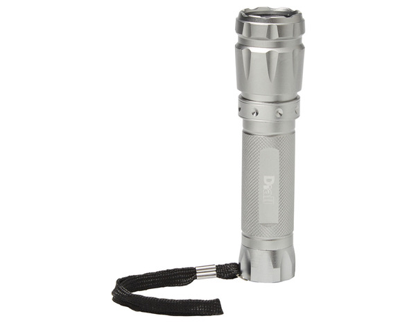 Torche aluminium LED 130 lm - Portée du rayon 65 m - Diall - Brico Dépôt