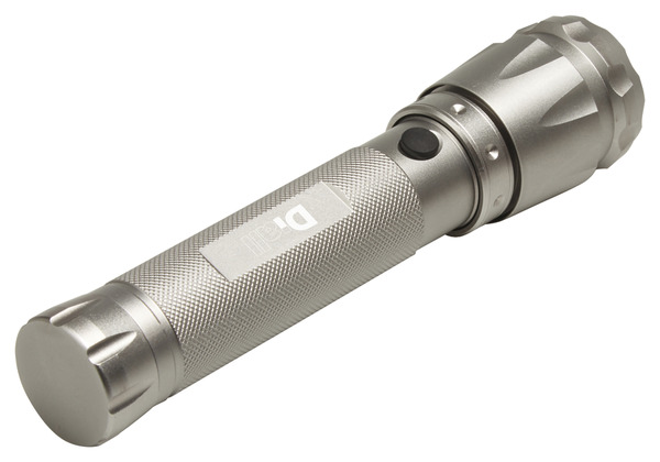 Torche aluminium LED 150 lm - Portée du rayon 65 m - Diall - Brico Dépôt