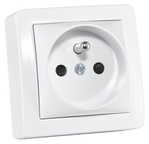 Lot 5 prises avec terre - Schneider Electric - Brico Dépôt