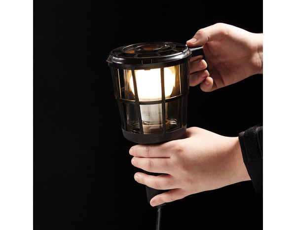 Baladeuse plastique noir E27 câble de 5 m H05VVF - Brico Dépôt