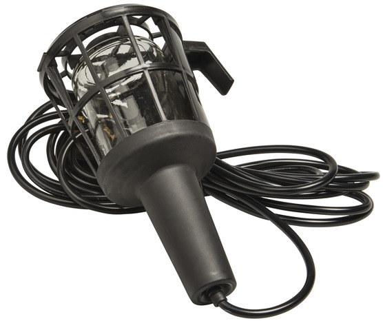 Baladeuse plastique noir E27 câble de 5 m H05VVF - Brico Dépôt