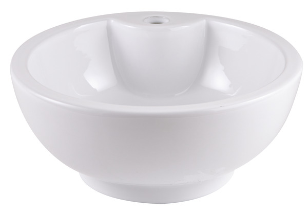 Vasque à poser "fenella" h. 16,5 cm ø 40 cm - GoodHome - Brico Dépôt