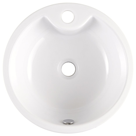 Vasque à poser "fenella" h. 16,5 cm ø 40 cm - GoodHome - Brico Dépôt