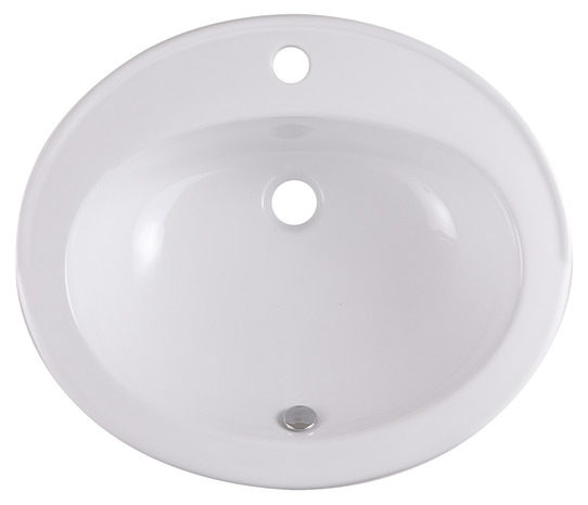 Vasque à encastrer "Tyne" L. 56,5 x H. 18,5 x P. 47,3 cm - Cooke and Lewis - Brico Dépôt