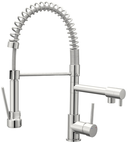 Mitigeur évier pro chromé "Bilbrough" - Cooke and Lewis - Brico Dépôt