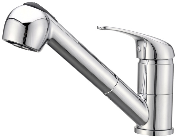 Robinet mitigeur évier + douchette "Mokau" - Brico Dépôt