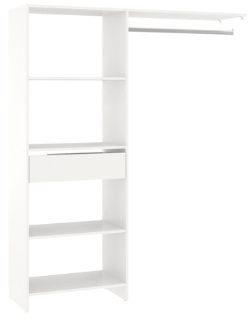 Kit dressing blanc "Satelit" - H. 180 x L. 150 x P. 40 cm - Form - Brico Dépôt