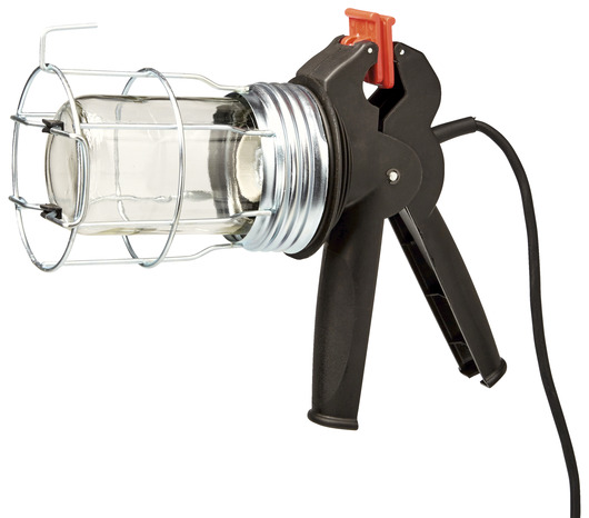 Baladeuse métal E27 + pince Câble H05RNF : 5 m - Diall - Brico Dépôt