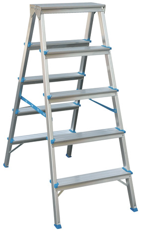 Escabeau pliant double 5 marches - Mac Allister - Brico Dépôt