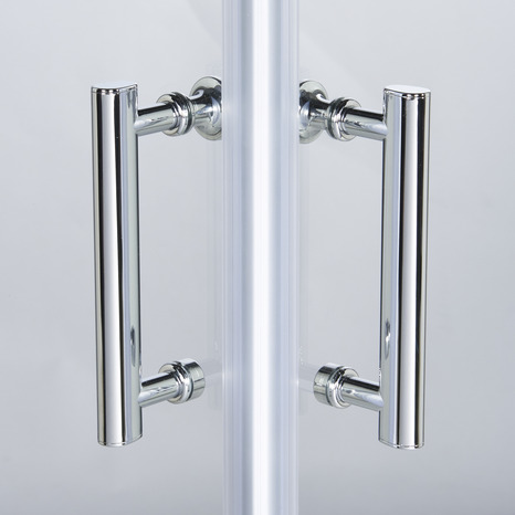 Porte de douche angle droit 190 x 70 cm verre transparent - Cooke and Lewis - Brico Dépôt