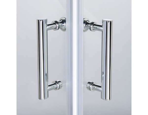 Accès d'angle droit "Onega" l. 90 cm en verre transparent - Cooke and Lewis - Brico Dépôt