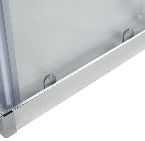 Accès d'angle droit "Onega" l. 90 cm en verre transparent - Cooke and Lewis - Brico Dépôt