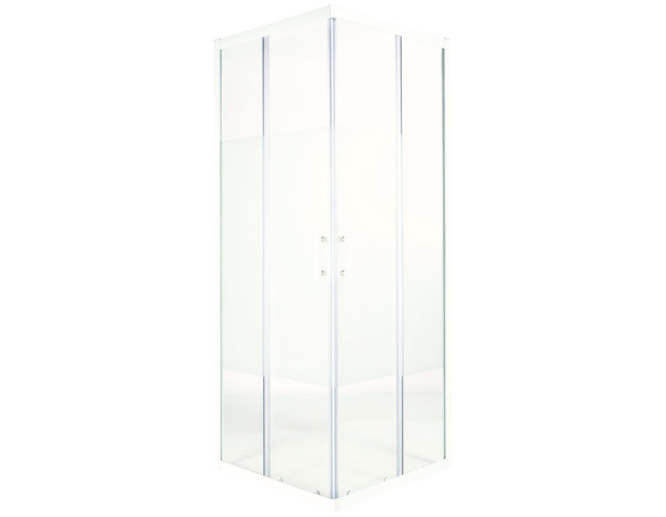 Accès d'angle droit "Onega" l.80cm en verre aspect dépoli - Cooke and Lewis - Brico Dépôt