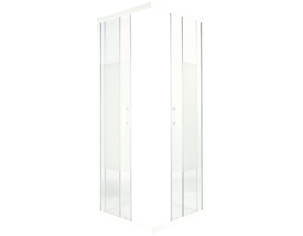 Accès d'angle droit "Onega" l.70cm en verre aspect dépoli - Cooke and Lewis - Brico Dépôt