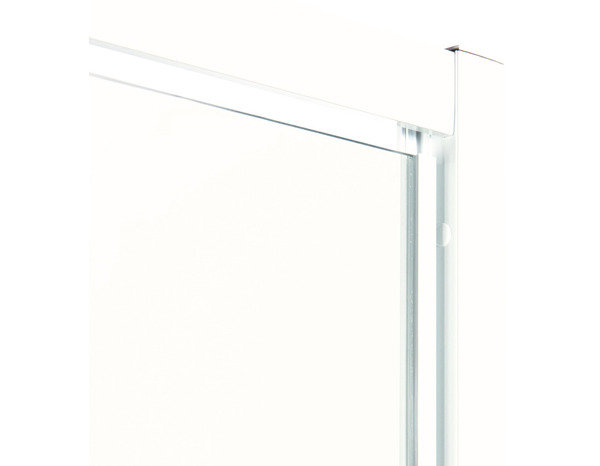 Porte de douche pivotante "Onega" l. 80 cm en verre aspect dépoli - Cooke and Lewis - Brico Dépôt