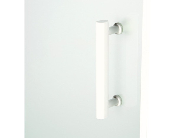 Porte de douche pivotante "Onega" l. 80 cm en verre aspect dépoli - Cooke and Lewis - Brico Dépôt