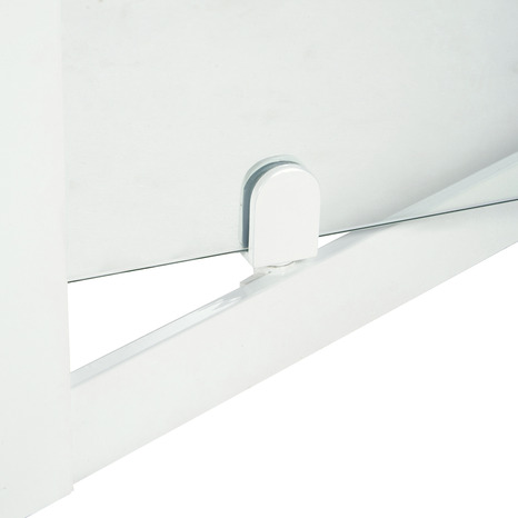 Porte de douche pivotante "Onega" l. 80 cm en verre aspect dépoli - Cooke and Lewis - Brico Dépôt