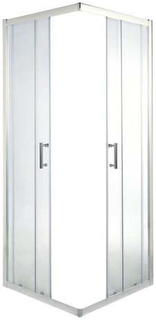 Accès d'angle droit "Onega" l. 90 cm en verre transparent - Cooke and Lewis - Brico Dépôt