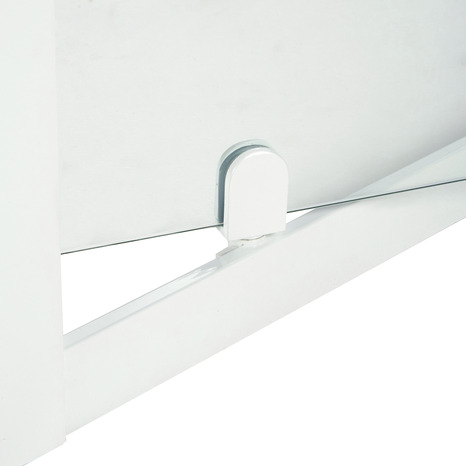 Porte de douche pivotante "Onega" l. 90 cm en verre aspect dépoli - Cooke and Lewis - Brico Dépôt