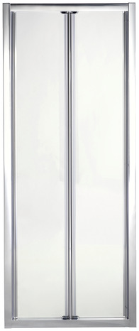 Porte de douche pliante "Onega" 2 volets l. 90 cm en verre transparent - Cooke and Lewis - Brico Dépôt