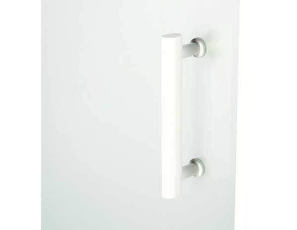 Porte de douche coulissante 2 volets "Onega" l. 100 cm en verre aspect dépoli - Cooke and Lewis - Brico Dépôt