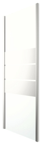 Paroi de douche latérale "Beloya" l.90 cm en verre effet miroir - GoodHome - Brico Dépôt
