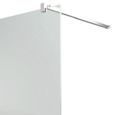 Paroi de douche à l'italienne Walk-In "Beloya" l.70 cm en verre transparent - GoodHome - Brico Dépôt