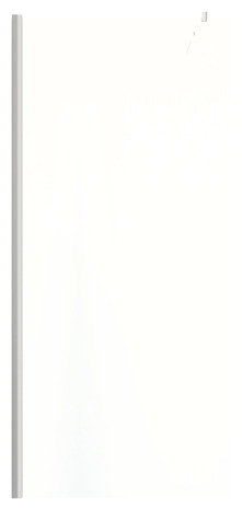Paroi de douche à l'italienne Walk-In "Beloya" l.90 cm en verre transparent - GoodHome - Brico Dépôt