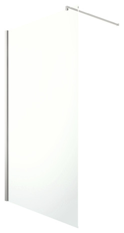 Paroi de douche à l'italienne Walk-In "Beloya" l.120 cm en verre transparent - GoodHome - Brico Dépôt