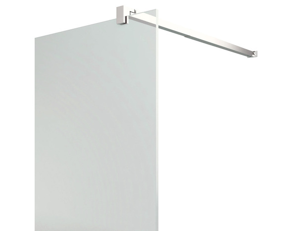 Paroi de douche à l'italienne Walk-In "Beloya" l.120 cm en verre effet miroir - GoodHome - Brico Dépôt