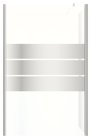 Paroi de douche à l'italienne Walk-In + retour  "Beloya" l.125 cm en verre effet miroir - GoodHome - Brico Dépôt