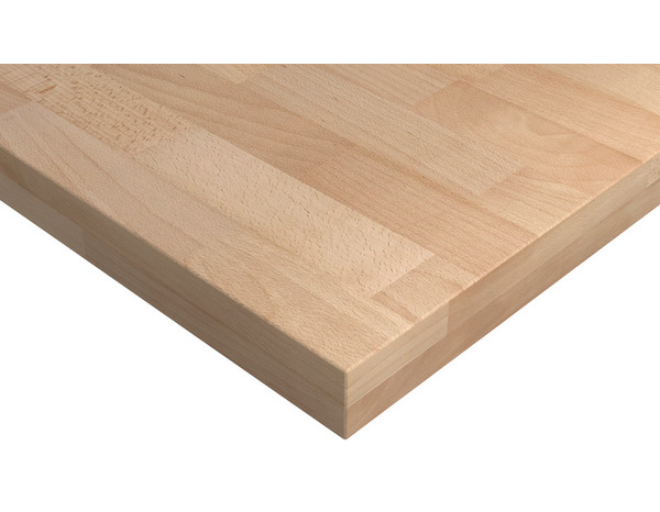 Plan de toilette à poser en chêne massif L.183 x l.15,5 x Ép.2,7 cm - Brico Dépôt