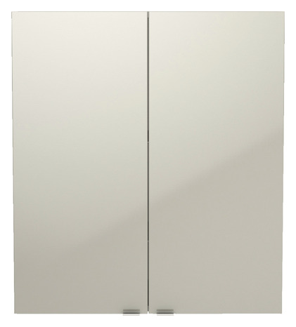 Armoire de salle de bains taupe Imandra L.80 x H.90 x P.15 cm
 - GoodHome - Brico Dépôt
