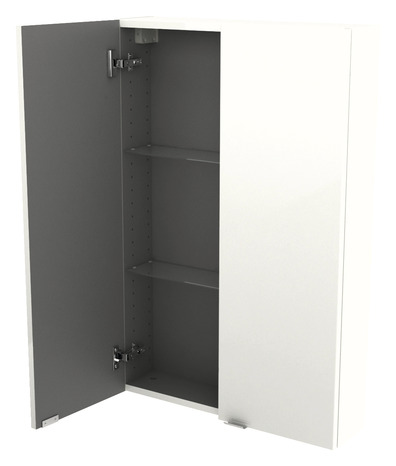 Armoire de salle de bains "Imandra" Blanc - L.60 x H.90 x P.15 cm - GoodHome - Brico Dépôt