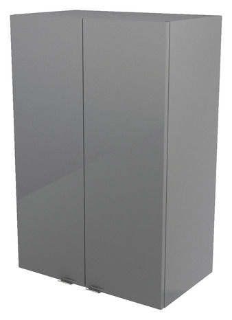 Armoire de salle de bains grise Imandra L.60 x H.90 x P.36 cm - GoodHome - Brico Dépôt