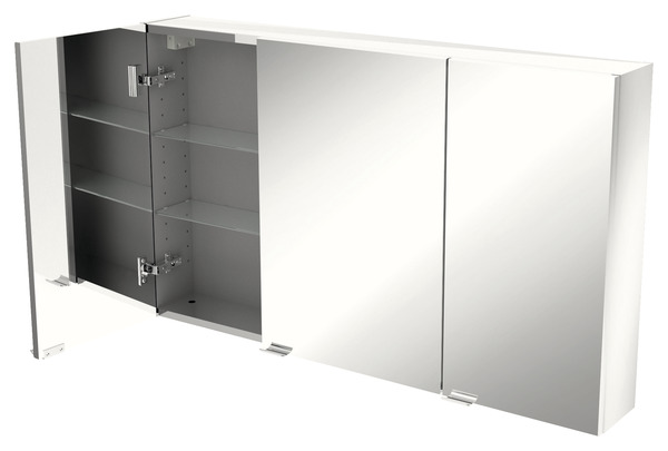 Armoire de salle de bains miroir Imandra L.100 x H.60 x P.15 cm
 - GoodHome - Brico Dépôt