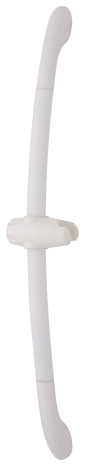 Barre douche blanche diamètre 30 cm courbé - Brico Dépôt
