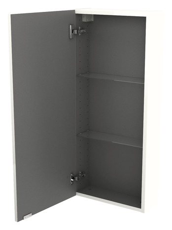 Armoire de salle de bains "Imandra" - Blanc - L. 40 x H. 90 x P. 15 cm - GoodHome - Brico Dépôt