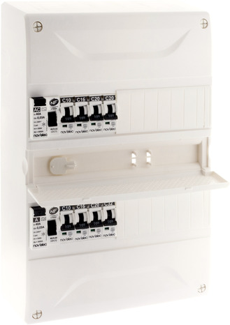 Tableau prééquipé
2 rangées 26 modules T3 - Novelec - Brico Dépôt