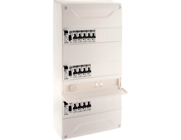 Tableau prééquipé 
3 rangées 39 modules T4 - Novelec - Brico Dépôt