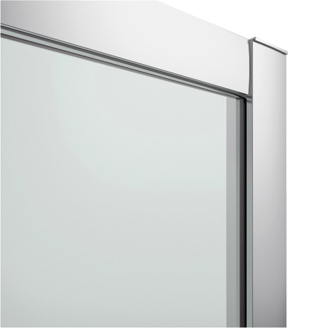 Porte de douche coulissante 2 volets "Beloya" l. 140cm en verre effet miroir - GoodHome - Brico Dépôt