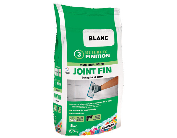 Mortier pour joint fin 4 mm maxi - Mapei - Brico Dépôt